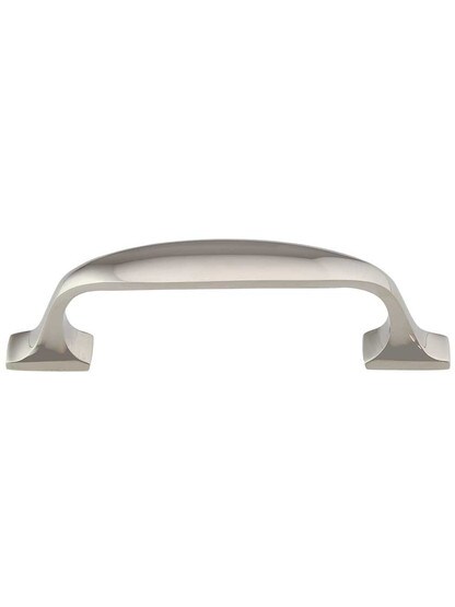 Durham Cabinet Pull - 3'' Center-to-Center in Polished Nickel.